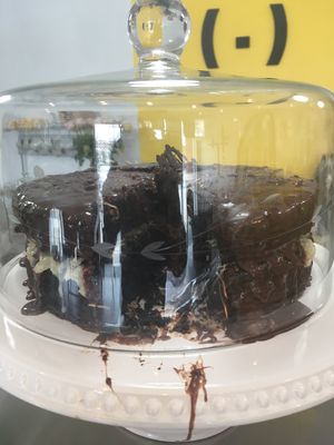 Chocolate coconut cake.  at Mind Your Belly in Richmond