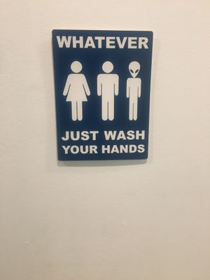 every place should have signs like this.  at Mind Your Belly in Richmond