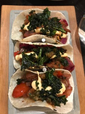 Seitan Chicken Tacos at Pear Tree in Hermanus