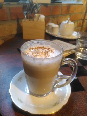 Bratapfel Latte at Café Bubu in Leipzig