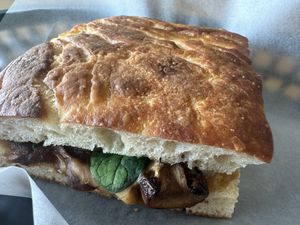 Mushroom toastie   at Logan MacLean in Waipu