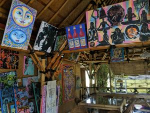 The amazing art of Symon at Bambu Pemaron in Singaraja