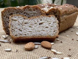 Glutenfree mixed flour bread at Plantarium in Hyderabad