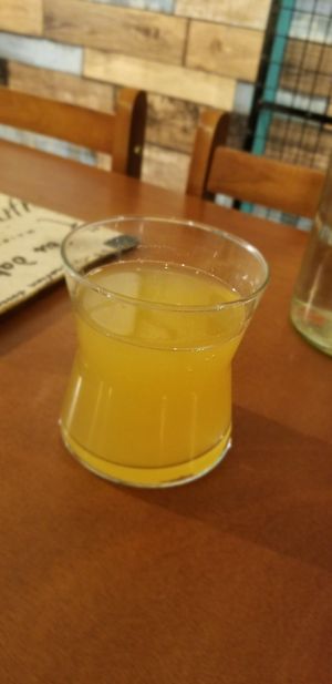 Pineapple kombucha made in house at Plantarium in Hyderabad