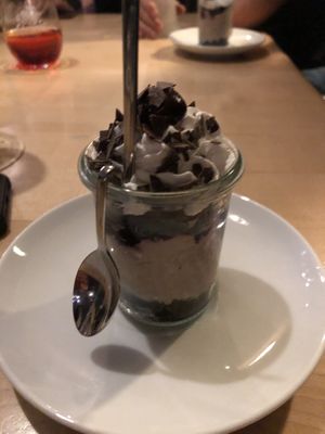 Schwarzwälder Dessert at Brauhaus Sacher in Leonberg