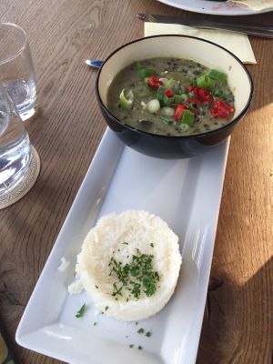 Coconut curry  at Brauhaus Sacher in Leonberg