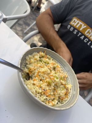 Vegan risotto  at Manjerica in Lisbon