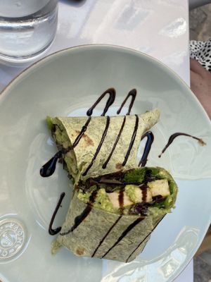 Avocado Tofu wrap  at Manjerica in Lisbon