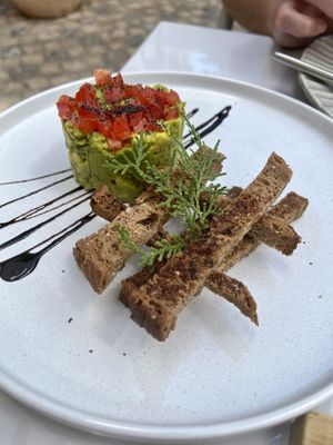 Avocado tartare  at Manjerica in Lisbon
