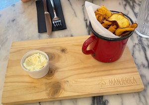 Chips with Aioli  at Manjerica in Lisbon