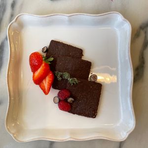 Not quite what I would call a “brownie” but still very tasty! at Manjerica in Lisbon