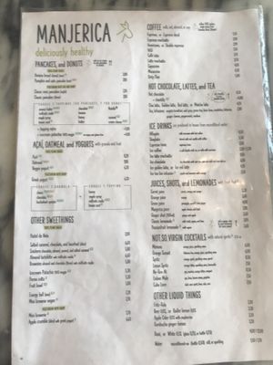 Menú as at May 3, 2023  at Manjerica in Lisbon