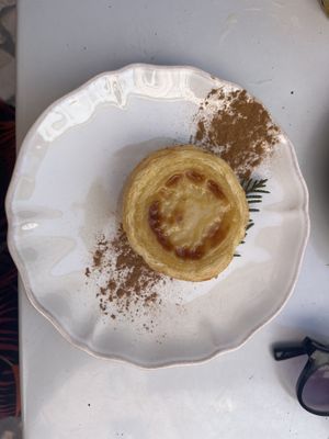 Pastel da nata, with a very soft inside  at Manjerica in Lisbon