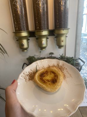 Pastel de nata  at Manjerica in Lisbon