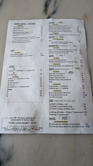 Menu May 2024 at Manjerica in Lisbon