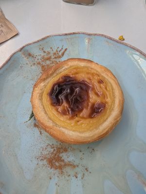 Vegan pastel de nata at Manjerica in Lisbon