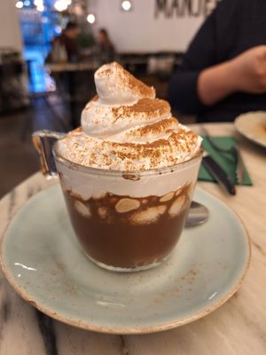 Vegan Hot Chocolate at Manjerica in Lisbon