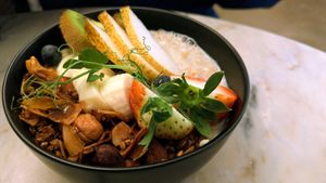 Oatmeal at Manjerica in Lisbon