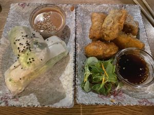 Summer & spring rolls  at Tam Tam in Dusseldorf