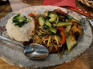 Chop suey  at Tam Tam in Dusseldorf