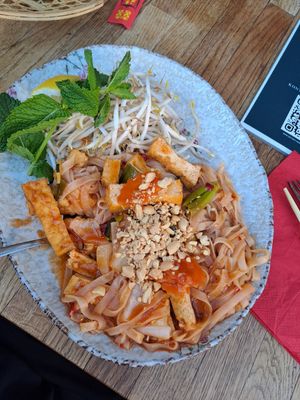 Pad Thai mit Tofu at Tam Tam in Dusseldorf