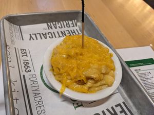 Vegan Mac and cheese at Forty Acres Soul Kitchen in Grand Rapids