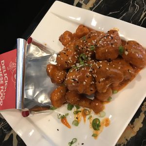 Bang Bang Cauliflower was delicious! at Oriental Jade in Bangor