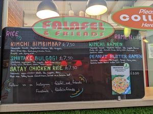 More of the menu at Falafel and Friends in Norwich