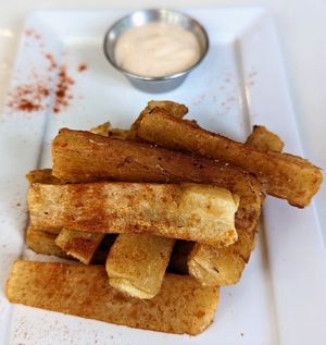 Yuccas bravas at Lo De Monik in Havana