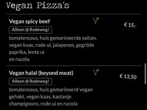 Vegan options  at Eetwinkel Buurman en Buurman - Rodeweg in Groningen