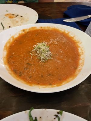 Gazpacho  at Qulture in Puerto Vallarta