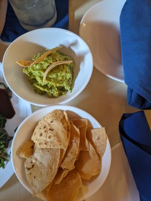 Guac and chips at Qulture in Puerto Vallarta
