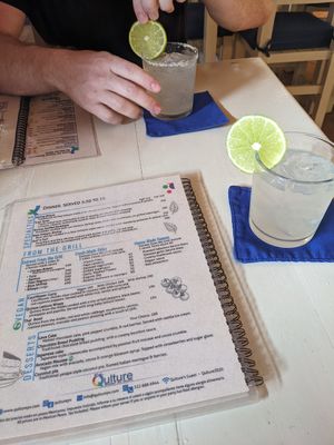 Margaritas at Qulture in Puerto Vallarta
