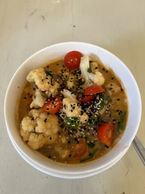 Cauliflower curry (small size)  at Qulture in Puerto Vallarta