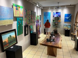 One of the art rooms at Qulture in Puerto Vallarta