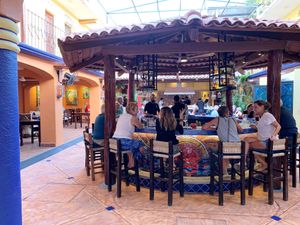Bar area at Qulture in Puerto Vallarta