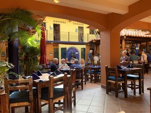 Dining area at Qulture in Puerto Vallarta