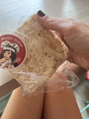 Rice Krispies treat  at Mindful Baking Kitchen & Cafe in Chicago