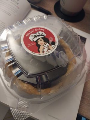 ube cheesecake at Mindful Baking Kitchen & Cafe in Chicago