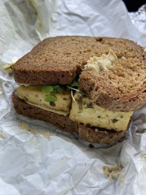 Pesto tuna sandwich  at Mindful Baking Kitchen & Cafe in Chicago