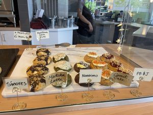 Cookie options   at Bonus Bakery in Vancouver