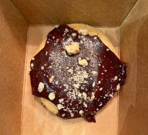 nutella cookie  #Veganuary at Bonus Bakery in Vancouver
