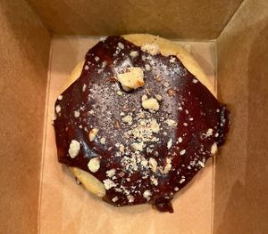 nutella cookie  #Veganuary at Bonus Bakery in Vancouver