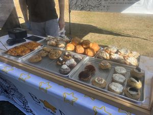 Bonus bakery stall   at Bonus Bakery in Vancouver