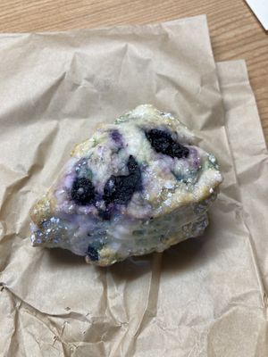 lemon blueberry scone  at Bonus Bakery in Vancouver
