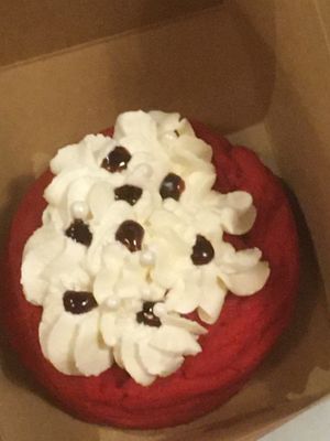 Strawberry cookie at Bonus Bakery in Vancouver