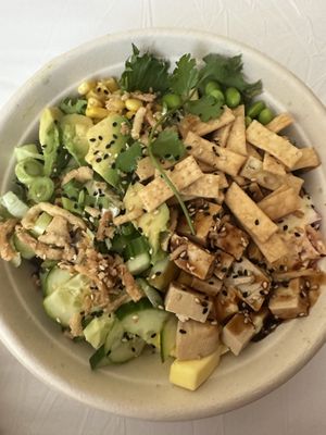 Pokebowl  at Bonus Bakery in Vancouver