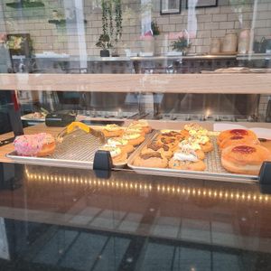 Vegan donuts and cookies at Bonus Bakery in Vancouver