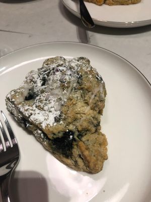 Blueberry scone at Bonus Bakery in Vancouver