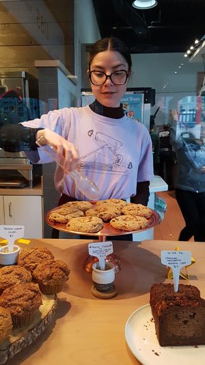 Signature cookie. Just have. at Bonus Bakery in Vancouver